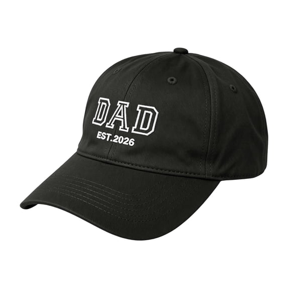 XIAOCHA Men's Embroidered New Dad Baseball Cap Adjustable Hat Band Outdoor Baseball Hats Sun Protection Baseball Caps,Black