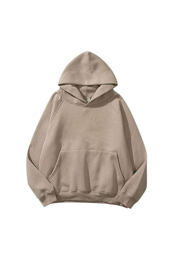 Men's Oversized Pullover Hoodies Raglan Sleeve Kangaroo Pocket Hoodie Soft Casual Daily Sweatshirt