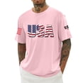 thumbnail image 1 of XIAOCHA Men's Patriotic Crew Neck Tshirt Casual Holiday Weekend Outdoor Short Sleeve Tees, 1 of 4