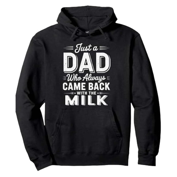 XIAOCHA Men's Pullover Hoodie Dad Quote Graphic Hoodies Casual Daily Hooded Sweatshirt, Black, Sizes XXL