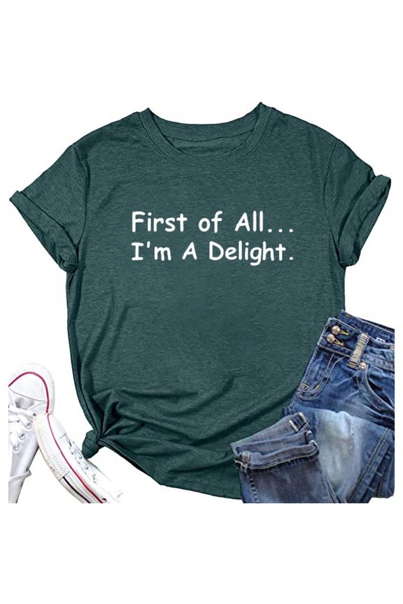 Men's Slogan Print Crew Neck T Shirt Regular Fit Short Sleeve Pullover Top Soft Casual Daily Tees