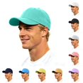 thumbnail image 1 of XIAOCHA Men's Solid Baseball Cap Breathable Outdoor Dad Hat Farm Snapback Hat,Green, 1 of 4