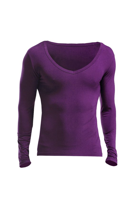 Men's Winter Thermal Underwear Base Layer Top Soft V-Neck Warm Loungewear Sweater For Cold Weather Comfort