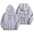 thumbnail image 1 of XIAOCHA Mens Bow Letter Print Hoodie Oversized Long Sleeve Hooded Pullover Hoodie Soft Feminine Casual Hoodies, 1 of 7
