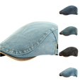 thumbnail image 1 of XIAOCHA Mens Classic Beret Hat Stitched Solid Adjustable Band Beret Hats Streetwear Newsboy Cap ,BU4, 1 of 4