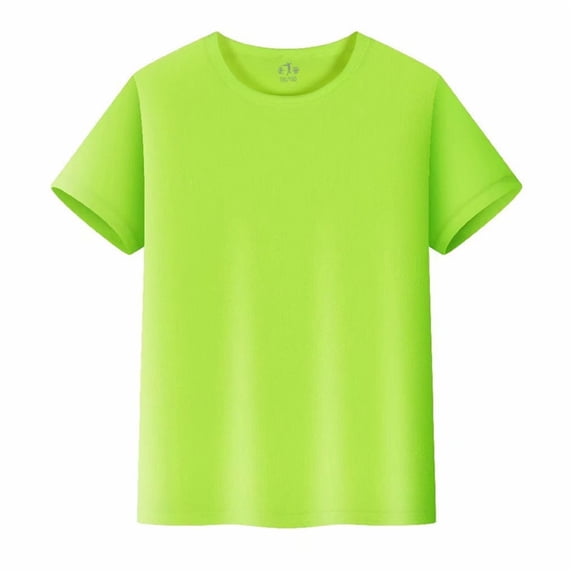 XIAOCHA Mens Classic Crew Neck Tee Short Sleeve Crew Neck Pullover Tee Breathable Casual Everyday Tees