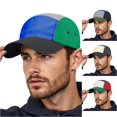 thumbnail image 1 of XIAOCHA Mens Color Block Baseball Cap Shapeable Brim Outdoor Dad Hat,Grey, 1 of 4