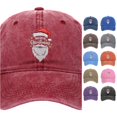 thumbnail image 1 of XIAOCHA Mens Embroidered Washed Baseball Cap Shapeable Brim Farm Ball Hat,, 1 of 3