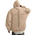 thumbnail image 1 of XIAOCHA Mens Hoodies Religious Proverbs 3:5 - 50 Scripture Letter Printed Hoodie Retro Oversized Pullover Long Sleeves Trendy Streetwear, 1 of 6