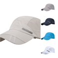 thumbnail image 1 of XIAOCHA Mens Lightweight Mesh‑Panel Sports Cap Breathable Travel Trucker Cap,Beige, 1 of 2