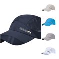 thumbnail image 1 of XIAOCHA Mens Lightweight Mesh‑Panel Sports Cap Breathable Travel Trucker Cap,Navy, 1 of 2