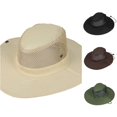thumbnail image 1 of XIAOCHA Mens Mesh‑Vent Boonie Hat Solid Sun Hat Outdoor Hiking Hat,Beige, 1 of 8