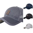 thumbnail image 1 of XIAOCHA Mens Patch‑Accent Mesh Cap Breathable Sun Protection Trucker Cap,Dark Gray, 1 of 6