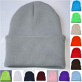 thumbnail image 1 of XIAOCHA Mens Solid Cuffed Beanie Warm Close‑Fitting Knitted Design Winter Skullcap, 1 of 2