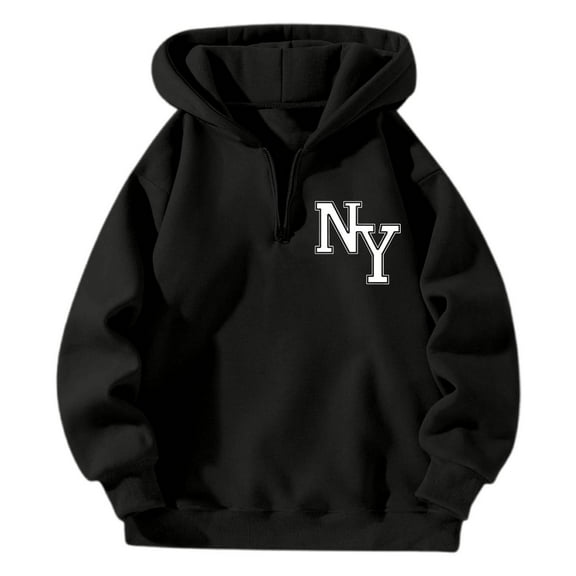 XIAOCHA "N" Letter Hoodie for Women Loose Pullover Hooded Sweatshirts Cozy Warm Casual Wprkout Gym Hoodies