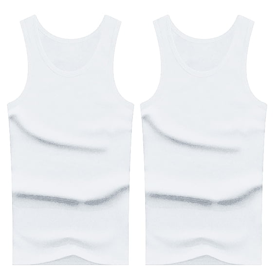 XIAOCHA Ribbed Knit Tank for Men Sleeveless Crewneck Athletic Tank Top Snug Minimalist Daily Tank Tops