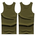 thumbnail image 1 of XIAOCHA Ribbed Knit Tank for Men Sleeveless Crewneck Athletic Tank Top Snug Minimalist Daily Tank Tops, 1 of 5