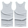 thumbnail image 1 of XIAOCHA Ribbed Knit Tank for Men Sleeveless Crewneck Athletic Tank Top Snug Minimalist Daily Tank Tops, 1 of 4