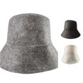 thumbnail image 1 of XIAOCHA Stitchedâ Bucket Hat for Womens Solid Wide Brim Sun Protection Bucket Hats,Grey, 1 of 4