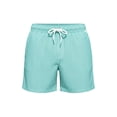 thumbnail image 1 of XIAOCHA Striped Swim Trunks for Men Mid Length Drawstring Waist Trousers Quick Dry Beachwear Vacation Pants, 1 of 4