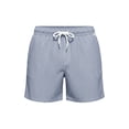 thumbnail image 1 of XIAOCHA Striped Swim Trunks for Men Mid Length Drawstring Waist Trousers Quick Dry Beachwear Vacation Pants, 1 of 4