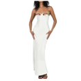 thumbnail image 1 of XIAOCHA Summer Chic Maxi Dress for Women Floral Embroidery Spaghetti Strap Club Gowns, 1 of 3