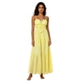 thumbnail image 1 of XIAOCHA Tiered Summer Dress for Women Spaghetti-Strap Fringed Ruffled Bohemian Vacation Maxi Dresses, 1 of 8