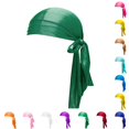 thumbnail image 1 of XIAOCHA Unisex Satin Silky Durag Cap Tied Tail Design Breathable Headwrap Headcover, 1 of 4