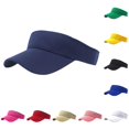 thumbnail image 1 of XIAOCHA Unisex Solid Lightweight Sun Visor Adjustable Strap for Sports Training Visors,Navy, 1 of 2