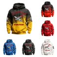 thumbnail image 1 of XIAOCHA Vintage Aviation Hoodie For Men Aircraft Patch Print Pullover Top Drawstring Hooded Sweatshirt, Yellow, Sizes XXXL, 1 of 4