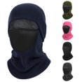 thumbnail image 1 of XIAOCHA Women’S Mesh‑Panel Balaclava Fleece‑Knit Fall‑Winter Outdoor Hood,Navy, 1 of 6