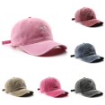 thumbnail image 1 of XIAOCHA Women's Cartoon Embroidered Dad Hat Adjustable Hat Band Daily Outdoor Ball Cap,Pink, 1 of 4
