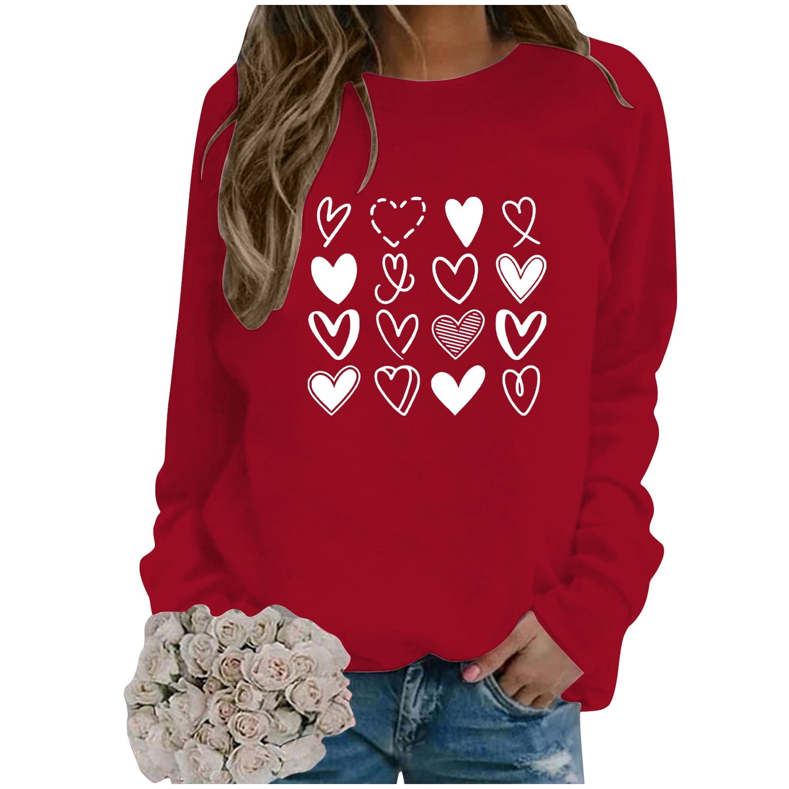 Casual Heart Pullover
