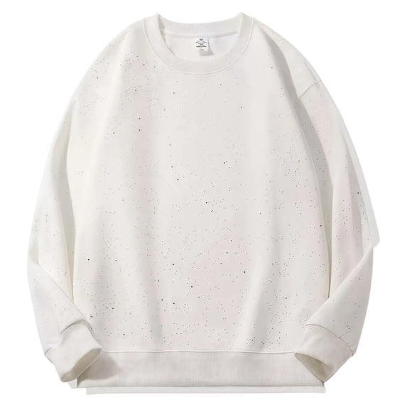 XIAOCHA Women's Crewneck Sweatshirt Soft Starlight Print Casual Pullover Comfortable Daily Wear
