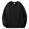 thumbnail image 1 of XIAOCHA Women's Crewneck Sweatshirt Soft Starlight Print Casual Pullover Comfortable Daily Wear, 1 of 4
