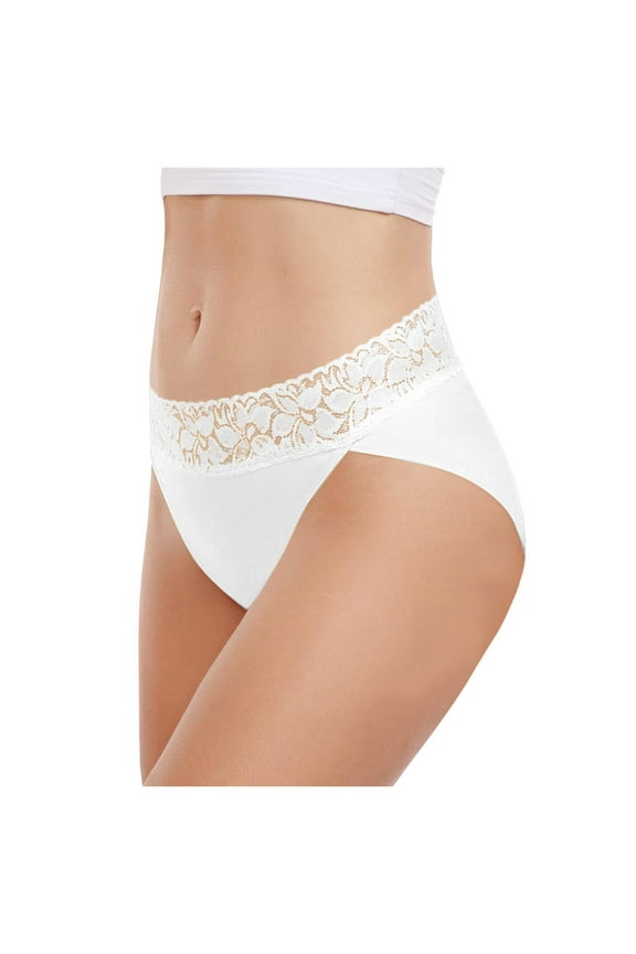Women's Floral Lace Thongs Low Rise Mini Length Elastic Waist Briefs Soft Alluring Intimate Panties 规则验证说明