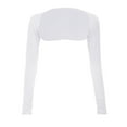 thumbnail image 1 of XIAOCHA Women's Long Sleeve Shrug Top Cropped Open Front Layering Blouse, 1 of 1