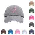 thumbnail image 1 of XIAOCHA Women's Printed Baseball Cap Breathable Dad Hat Farm Party Snapback Hat,Grey, 1 of 4