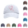 thumbnail image 1 of XIAOCHA Women's Printed Baseball Cap Breathable Dad Hat Farm Party Snapback Hat,White, 1 of 4