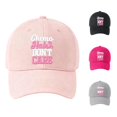thumbnail image 1 of XIAOCHA Women's Printed Cancer Awareness Baseball Cap Adjustable Outdoor Dad Hat Rally Trucker Hat,Pink, 1 of 4