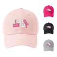 thumbnail image 1 of XIAOCHA Women's Printed Cancer Fight Baseball Cap Adjustable Support Trucker Hat Event Dad Hat,Pink, 1 of 4
