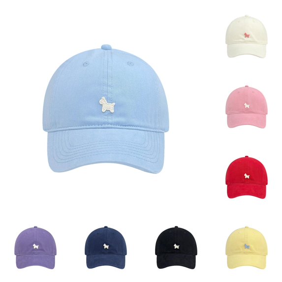 XIAOCHA Women's Solid Embroidered Dad Cap Adjustable Hat Band Outdoor Ball Hat,Blue