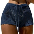 thumbnail image 1 of XIAOCHA Women's Super Short Knitted Blouse Cover Up for Swimwear and Beach Outfits, 1 of 5
