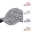 thumbnail image 1 of XIAOCHA Women's Textured Baseball Cap Adjustable Dad Hat Party Trucker Hat,Black, 1 of 7