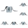 thumbnail image 1 of XIAOCHA Womens Bunny Ear Distressed Baseball Cap Shapeable Brim Outdoor Ball Hat,Light Blue, 1 of 7