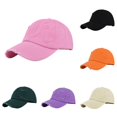 thumbnail image 1 of XIAOCHA Womens Distressed Ripped Baseball Cap Adjustable Hat Band Outdoor Dad Hat,Pink, 1 of 4