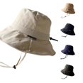 thumbnail image 1 of XIAOCHA Womens Drawstring‑Adjust Bucket Hat Solid Sun Hat Summer Outdoor Boonie Hat,Beige, 1 of 3