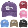 thumbnail image 1 of XIAOCHA Womens Embroidered Washed Baseball Cap Adjustable Hat Band Farm Ball Hat,Purple, 1 of 3