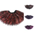 thumbnail image 1 of XIAOCHA Womens Halloween Print Mini Skirt Elastic Waist Tulle Casual Bottoms, 1 of 3