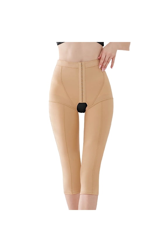 Womens High Waist Capri Shapewear Tummy Control Compression Pants for Post Surgery